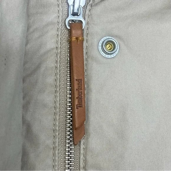 Timberland Mt. Kelsey Parka Shearling Lined Fleece Coat Taupe - Picture 11 of 14